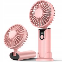 Wiatrak USB Cichy mini wentylator biurkowy ręczny 2400mAh TOPK K38