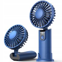 Wiatrak USB Cichy mini wentylator biurkowy ręczny 2400mAh TOPK K38