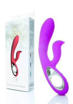 Wibrator-Daro,12 funkcji, USB Fioletowy B - Series Lyla - Boss of Toys