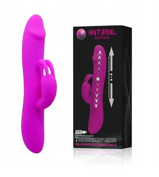 Wibrator króliczek ruch posuwisty 2x7 trybów 20cm - inna