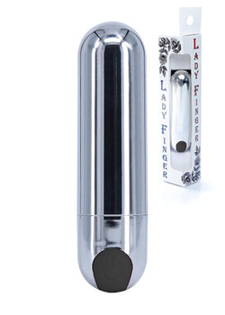 Wibrator-strong Bullet Vibrator Silver/black Usb 10 Function - Boss Series