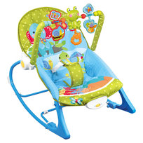 Wibrujący grający leżak dla dzieci leżaczek bujak wibracyjny muzyczny 18 kg