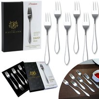 Widelczyki Do Ciasta Sztućce Zestaw Sztućców 6El Ze Stali Nierdzewnej 18/10