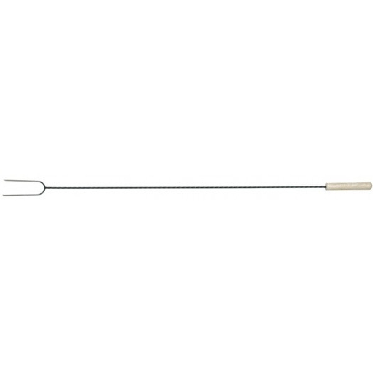 Widelec ogniskowy, srebrny, 130 cm