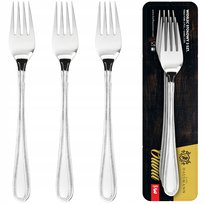 Widelec Stołowy Obiadowy Widelce Zestaw 3Szt. Ze Stali Nierdzewnej 18/0