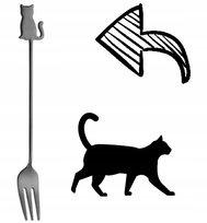 WIDELEC WIDELCZYK KOT KOTEK na PREZENT CZARNY 1szt - PREZENT DLA KOCIARY