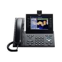 Wideodomofon IP CISCO Unified IP Phone 9971 Slimline - Charcoal szary - Kolorowy ekran LCD - Wi-Fi - SIP - Inny producent