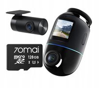 Wideorejestrator 70mai X800 4K set Czarna + karta 70mai SD 128GB