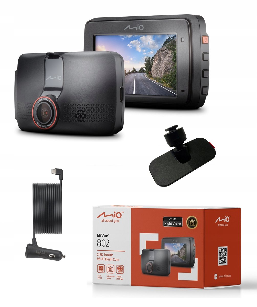 Wideorejestrator Mio Mivue 802 Kamera Samochodowa Wifi - MIO ...