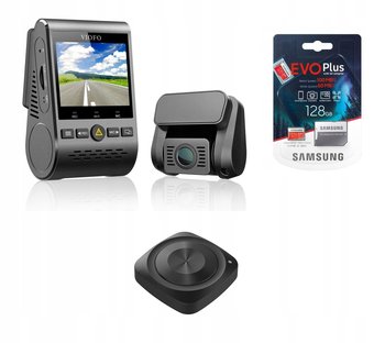 Wideorejestrator VIOFO A129G Duo GPS sensor Sony + 128GB + PILOT BT - Viofo