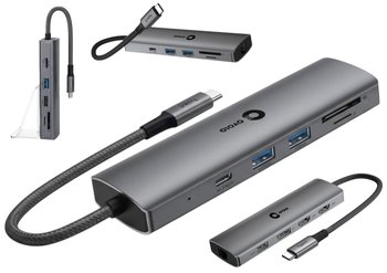 Więcej Portów i Ładowanie Jednym Kablem 2 monitory HUB do LG USB-C 100WPD - Inny producent