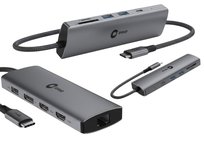 Więcej Portów i Ładowanie Jednym Kablem 2 monitory HUB USB-C 100W Medion