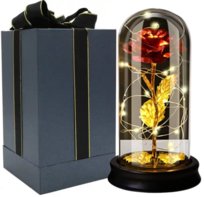 Wieczna Róża W Szkle Prezent Świecąca Led [85D]