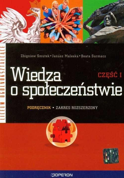 Ciekawi świata 3 Wiedza O Społeczeństwie Wiedza o społeczeństwie. Podręcznik. Część 1 - Smutek Zbigniew