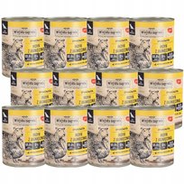 Wiejska zagroda Karma mokra dla psa indyk z jagnięciną 12x800 g