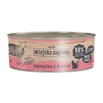 Wiejska Zagroda Karma mokra jagnięcina z krylem dla kotów 85g