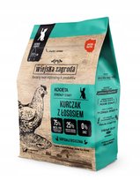 WIEJSKA ZAGRODA Karma sucha dla kota Junior Kurczak z łososiem 400g
