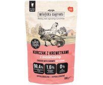 Wiejska Zagroda Kot Mokra Kurczak z Krewetkami 100g