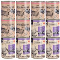 Wiejska Zagroda mokra karma dla kota MIX smaków 12x400g