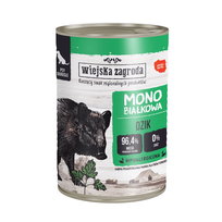 Wiejska Zagroda Mokra Karma Monoproteinowa Dla Psa Dzik 400G Wiejska Zagroda