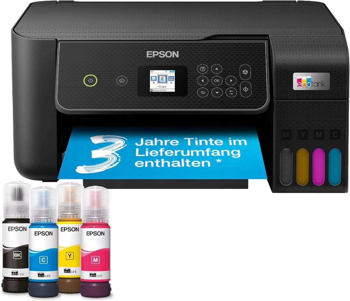 Epson Wielofunkcyjna drukarka atramentowa epson EcoTank ET-2870 A4 z Wi-Fi zestaw