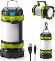 Wielofunkcyjna lampka kempingowa LED, latarka turystyczna z funkcją powerbanka | Czerwone światło | 6 trybów świecenia, 800lm, 3700mAh, do 20h pracy, IPX4 | HC-260 Inna marka