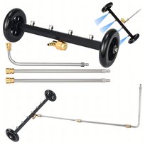 Wielofunkcyjna Myjka Wózek do Mycia Podwozia Kostki Brukowej z 3 Lancami