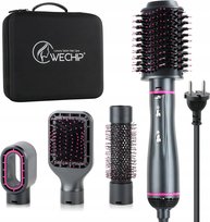 Wielofunkcyjna Suszarka Do Włosów Jonizacja Air Styler 5 W 1 Czarno-Różowa