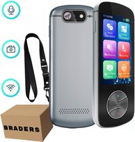 WIELOFUNKCYJNY ELEKTRONICZNY TŁUMACZ MOWY TRANSLATOR 137 JĘZYKÓW, PODRĘCZNY BRADERS