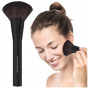 WIELOFUNKCYJNY pędzel do nakładania różu bronzera makijażu MAKEUP NUTRIDOME - Nutridome
