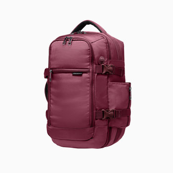Wielofunkcyjny plecak z miejscem na laptop 14" PUCCINI EASY PACK PM9017 3B Bordowy - PUCCINI