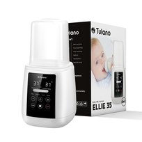 Wielofunkcyjny podgrzewacz do butelek i sterylizator Tulano Ellie 35, 6 w 1, wyświetlacz LCD z wbudowaną lampką nocną