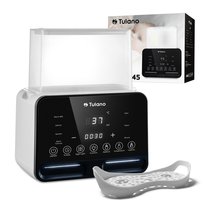 Wielofunkcyjny podwójny podgrzewacz do butelek i sterylizator Tulano Ellie 45, 7 w 1, dotykowy panel sterowania z wbudowaną lampką nocną, utrzymywanie temperatury do 48h