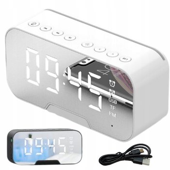 Wielofunkcyjny Zegar Cyfrowy LED Bluetooth Głośnik Radiem FM Budzik USB - Forte S.A.