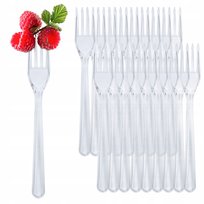 WIELORAZOWE WIDELCE SZTUĆCE PLASTIKOWE GRUBE 50szt