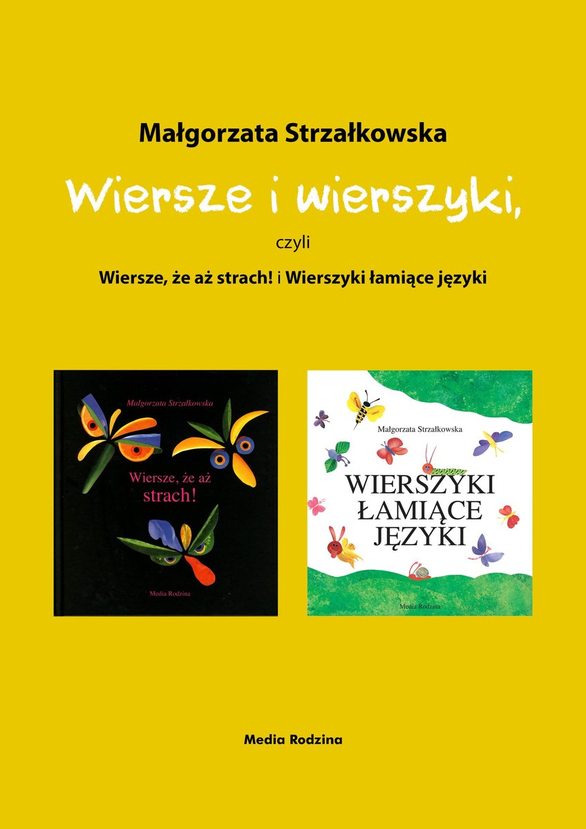 Wiersze i wierszyki, czyli Wiersze, że aż strach! i Wierszyki łamiące języki - ebook mobi