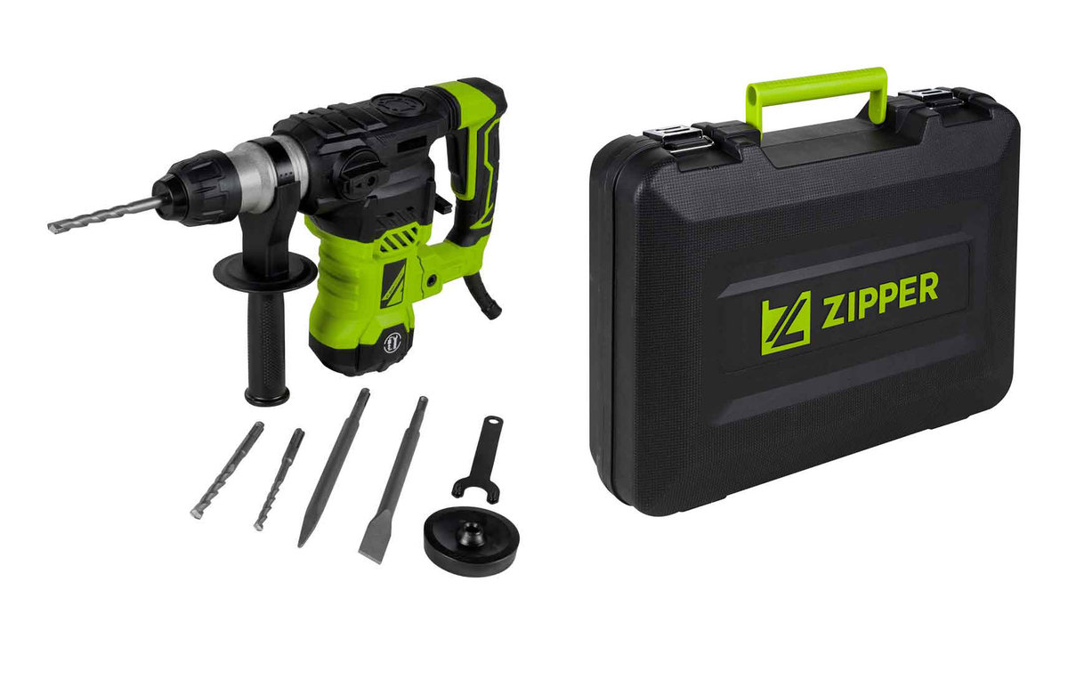 Wiertarka Udarowa Młotowiertarka 1,5Kw 230V 6J Sds-Plus Walizka Sds Zipper Zi-Bha1500Dn