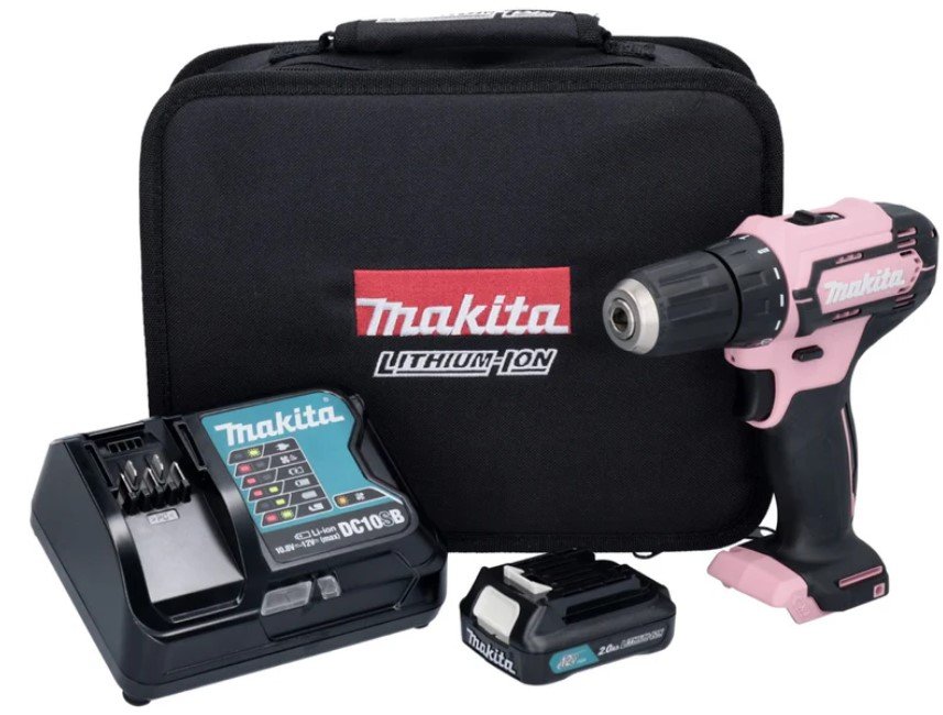 Wiertarko-wkrętarka aku. Li-Ion CXT 10.8V-12V Max różowa