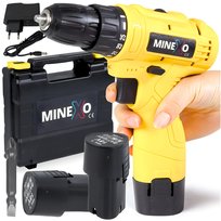 Wiertarko Wkrętarka Akumulatorowa 0-600Obr. 18V Led 25 Biegów + 2Aku