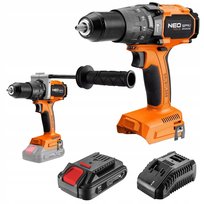 WIERTARKO WKRĘTARKA BEZSZ UDAR 100Nm +AKU 2AH ŁAD.