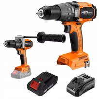 WIERTARKO WKRĘTARKA BEZSZ UDAR 100Nm +AKU 4AH ŁAD.