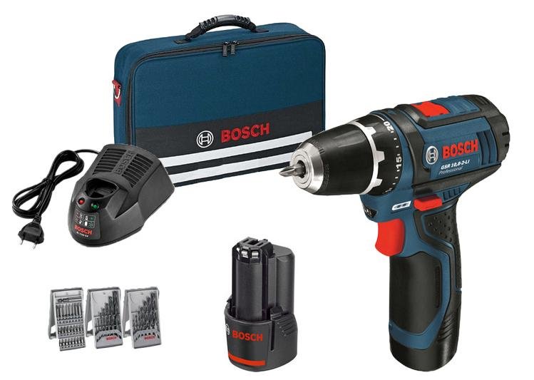 Wiertarko-wkrętarka BOSCH GSR 12V-15, 12 V, 30/15 Nm 0615990GB0