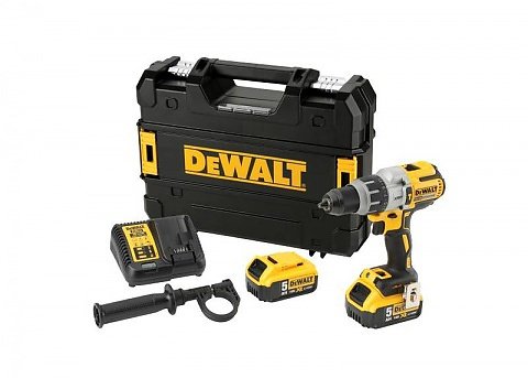 Wiertarko-wkrętarka udarowa DEWALT Tstak, 18V, 95/66Nm, 3-biegi 3 x 5,0ah