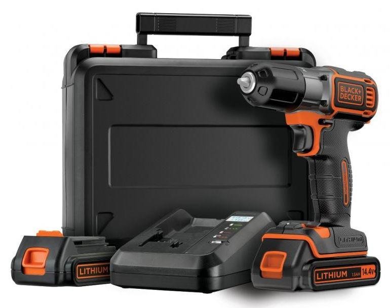 Wiertarko-wkrętarka + walizka BLACK&DECKER ASD14KB, li-ion