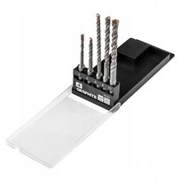 Wiertła do betonu SDS Plus z podwójną spiralą 5x6x110mm, 6x8x10x160mm 5szt