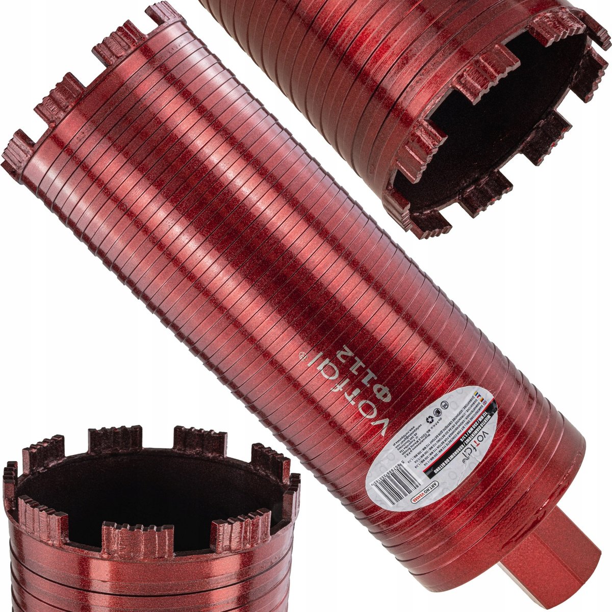 WIERTŁO KORONOWE DIAMENTOWE KORONKA 112MM 1.1/4 PRO WIERTNICY WIERTNICA 350