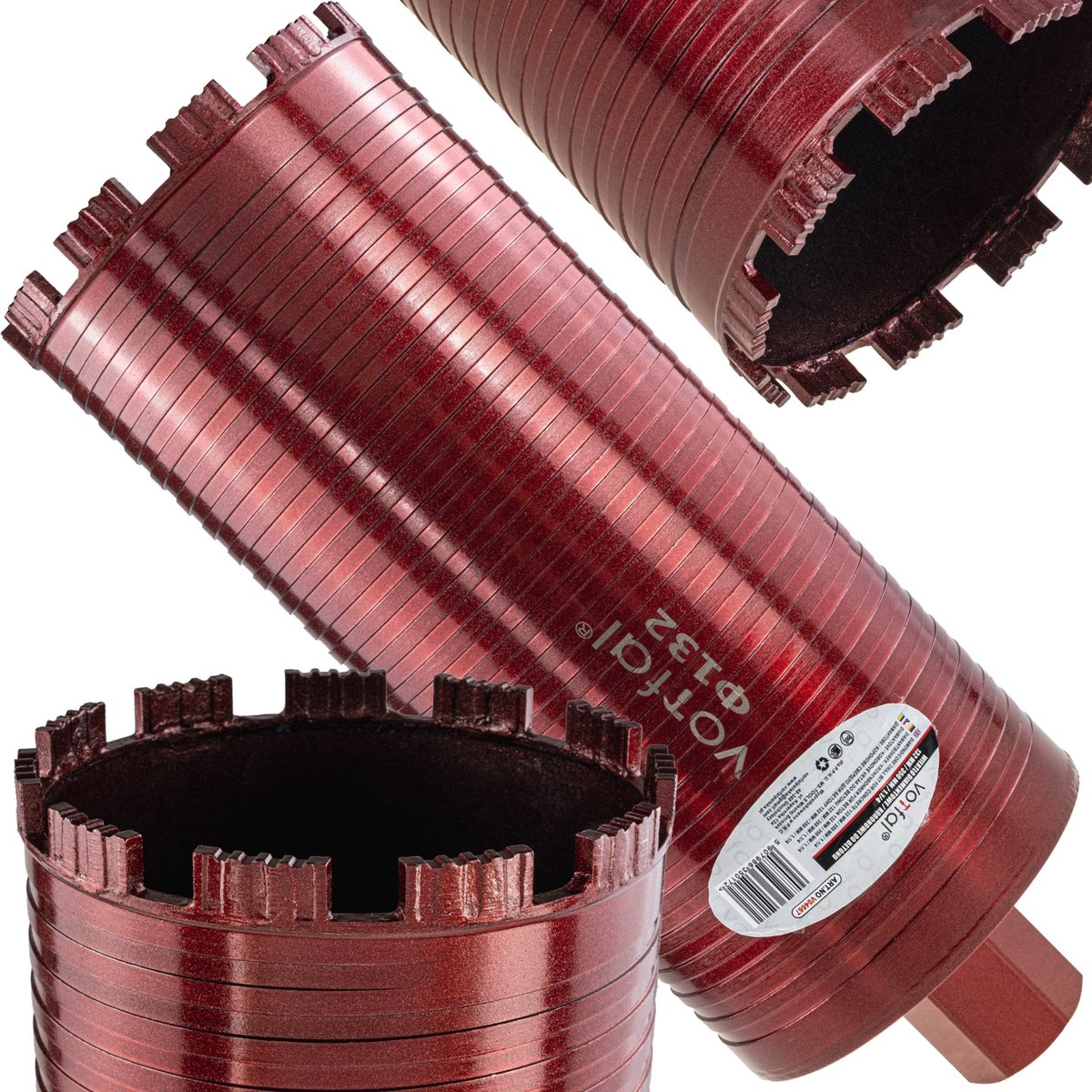 WIERTŁO KORONOWE DIAMENTOWE KORONKA 132MM 1.1/4 PRO WIERTNICY WIERTNICA 350
