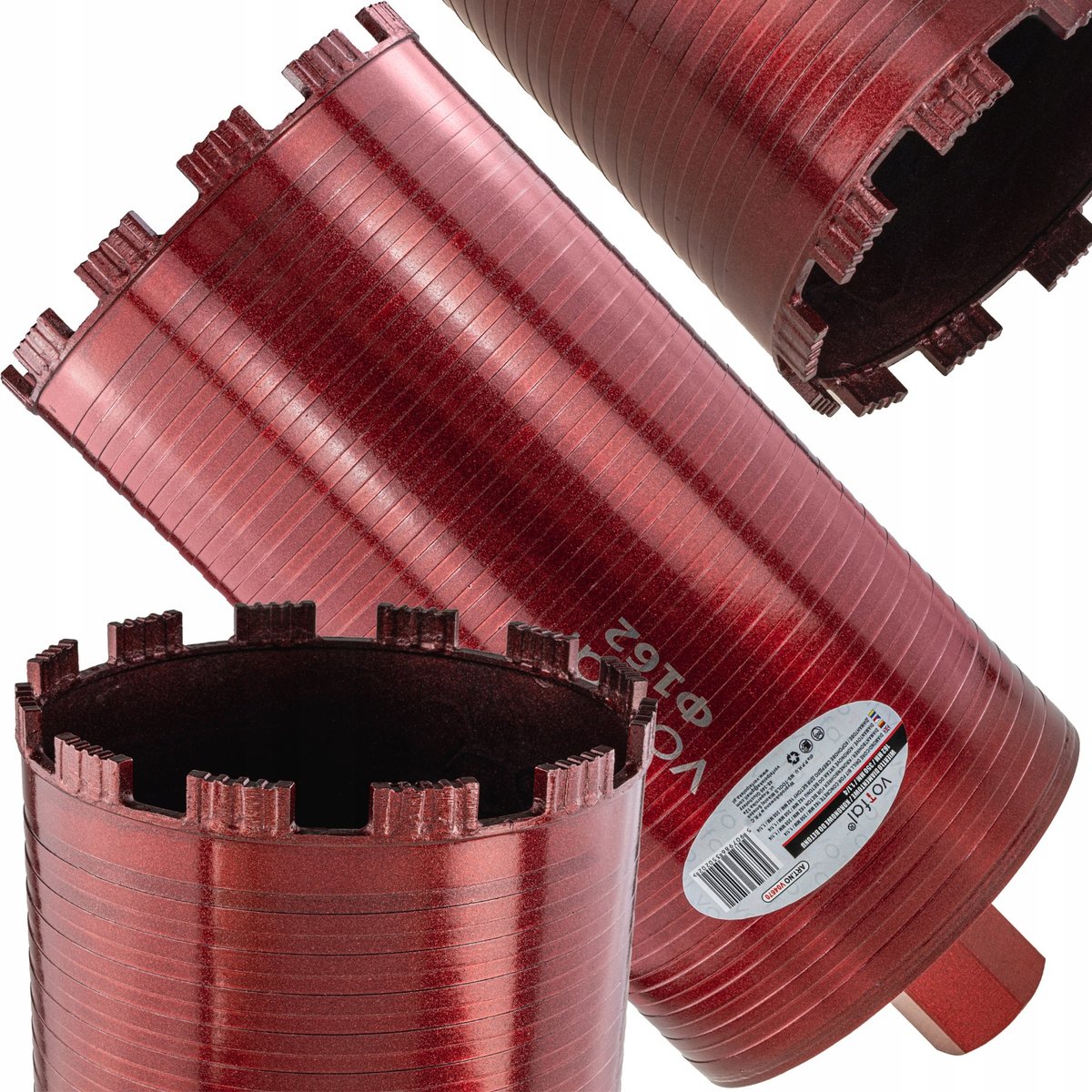 WIERTŁO KORONOWE DIAMENTOWE KORONKA 162MM 1.1/4 PRO WIERTNICY WIERTNICA 350
