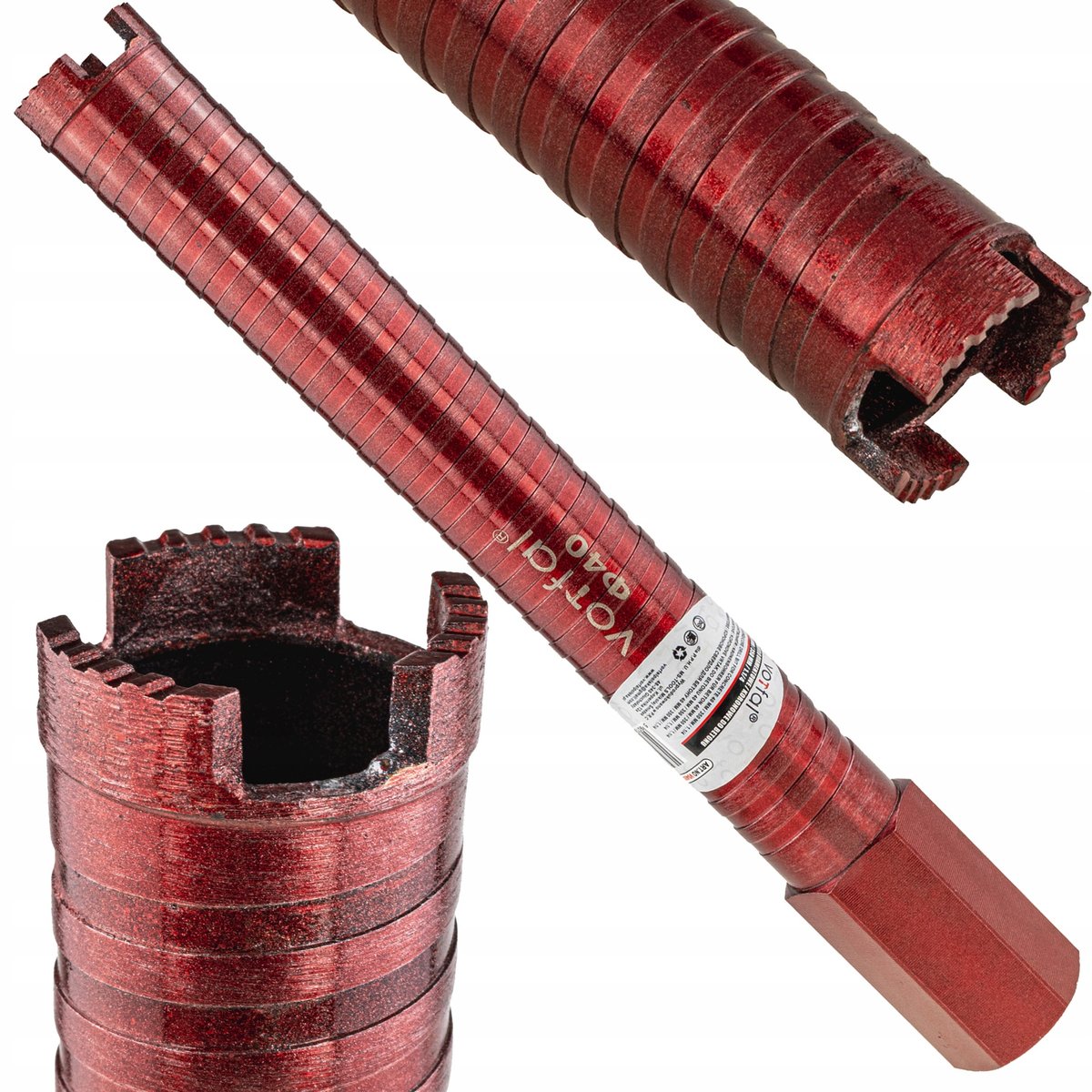 WIERTŁO KORONOWE DIAMENTOWE KORONKA 40 MM 1.1/4 PRO WIERTNICY WIERTNICA 350