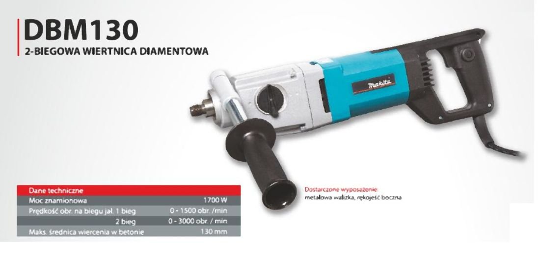Wiertnica diamentowa MAKITA MDBM130
